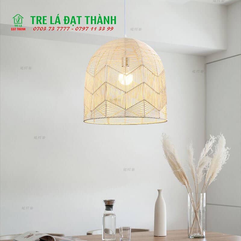 Đèn Zic Zac Trang Trí Mây Tre Đan - DMT033